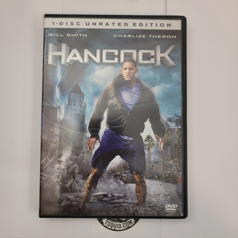 Columbia Pictures Hancock DVD Will Smith Unrated Edition Action‎ Comedy Movie